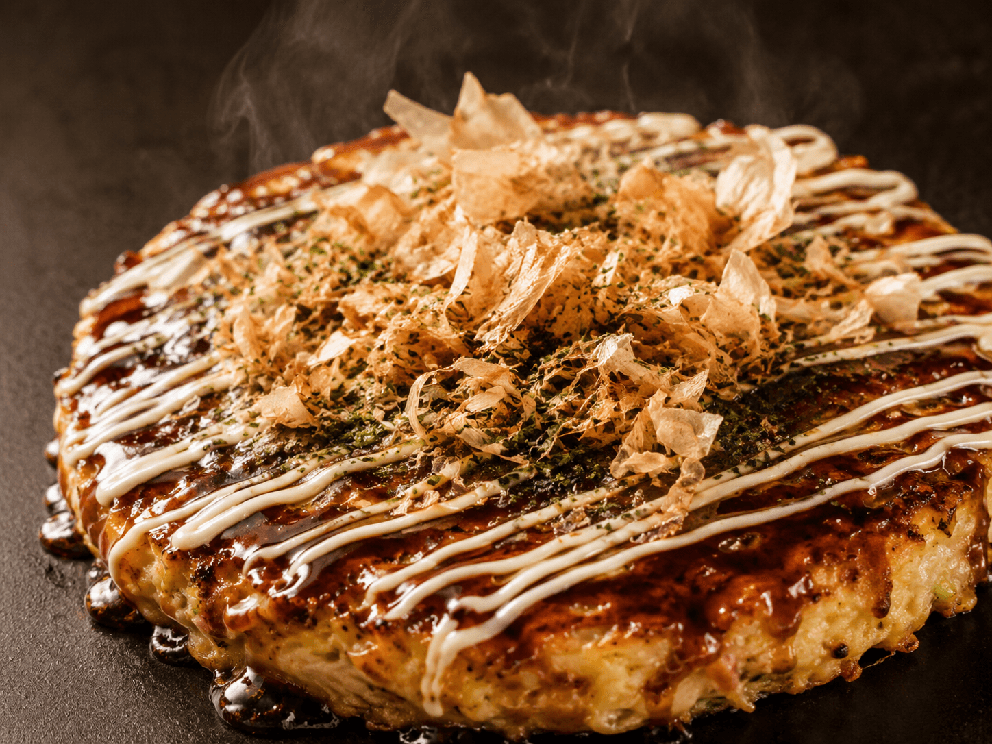 カルカモのお好み焼き